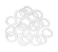 sourcing map 20pcs Silicone O-Ring 19mm OD 12mm ID 3.5mm Width Metric Sealing Gasket Plumbing VMQ Seal O-Ring Washer for Pressure Washer Air Gas Connections Auto Repair, White