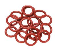 sourcing map 20pcs Silicone O-Ring 19mm OD 13mm ID 3mm Width Metric Sealing Gasket Plumbing VMQ Seal O-Ring Washer for Pressure Washer Air Gas Connections Auto Repair, Red