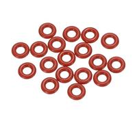 sourcing map 20pcs Silicone O-Ring 7mm OD 3mm ID 2mm Width Metric Sealing Gasket Plumbing VMQ Seal O-Ring Washer for Pressure Washer Air Gas Connections Auto Repair, Red