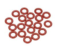 sourcing map 20pcs Silicone O-Ring 8mm OD 4mm ID 2mm Width Metric Sealing Gasket Plumbing VMQ Seal O-Ring Washer for Pressure Washer Air Gas Connections Auto Repair, Red