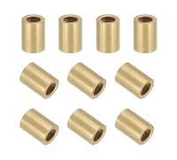 sourcing map 20Pcs Sleeve Bearings, 3mm Bore x 5mm OD x 7mm Length, Self-Lubricating Sintered Bronze Bushings