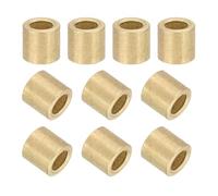 sourcing map 20Pcs Sleeve Bearings, 5mm Bore x 8mm OD x 8mm Length, Self-Lubricating Sintered Bronze Bushings