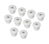 sourcing map 20Pcs Snap Rubber Grommet Hole Plug Mount Dia 5.5mm ID 3mm H 8mm Seal Anti-Scratch for Electrical Box Cable Pipe Grey