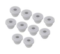 sourcing map 20Pcs Snap Rubber Grommet Plug Mount Dia 5mm ID 2.5mm Narrow Groove Width 1.5mm Seal Anti-Scratch for Electrical Box Cable Pipes Grey