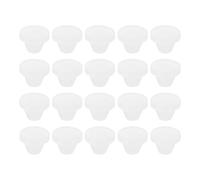 sourcing map 20Pcs Snug Plugs, Rubber Hole Plugs Round Soft Flexible Stopper Fit 7mm (0.28 Inch) Hole Dia., Waterproof Silicone Plug for Round Holes Sealing Kitchen Furniture, Translucent