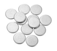 sourcing map 20Pcs Stainless Steel Disc, 31/32"(25mm) Dia 0.12"(3mm) Thick 304 Stainless Steel Flat Round Sheet Blank Round Circle Plate for Crafts Metal Stamping and Jewelry Making