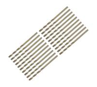 sourcing map 20pcs Straight Shank Twist Drill Bits 2.5mm Gold Titanium & Black Nitride Coated High Speed Steel (HSS) 4341 with 2.5mm Shank for Stainless Steel Alloy Metal Plastic Wood