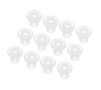 sourcing map 20Pcs T Shape Rubber Grommet Mount Dia 5.5mm ID 2mm H 6mm Transparent Seal Protection Cable Grommets Flexible for Cable Pipe