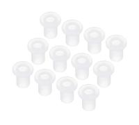 sourcing map 20Pcs T Shape Rubber Grommet Mount Dia 6mm ID 4mm H 9.5mm Transparent Seal Protection Cable Grommets Flexible for Cable Pipe