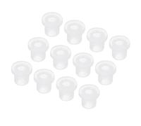 sourcing map 20Pcs T Shape Rubber Grommet Mount Dia 8.5mm ID 5.5mm H 10mm Transparent Seal Protection Cable Grommets Flexible for Cable Pipe