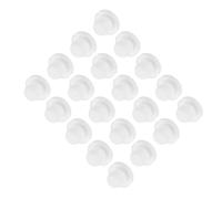 sourcing map 20pcs T-Shaped Silicone Plugs 13mm 1/2 Inch Dia Snap in Plug Hole Seal Cover Round Rubber Stopper for Kitchen Rubber Bulkheads Waterproof Sealing Plugs White