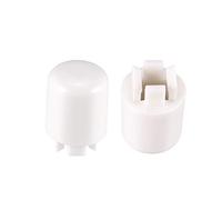 sourcing map 20pcs Tactile Push Button Switch Caps 9x12.8mm for 12x12x7.3mm Micro Tactile Switch White