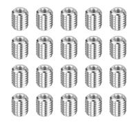 sourcing map 20pcs Thread Repair Inserts M8 x 1.25 Male to M4 x 0.7 Female Thread 10mm Long Stainless Steel Reducing Nuts Metric Self Tapping Sleeves Threaded Reducer Industrial Fasteners
