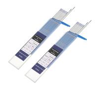 sourcing map 20pcs TIG Welding Tungsten Electrodes 1/16" x 7" 1.8-2.2% Lanthanum for Stainless Steel Welding, Aluminum Magnesium Alloy Welding Aerospace Automobile Manufacturing, Blue WL20