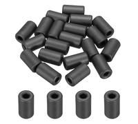 sourcing map 20Pcs Toroid Ferrite Core, 11.5mm OD x 5mm ID x 20mm H Ferrite Ring Chokes Strong Round Magnet to Reduce Signal Loss for RFI EMI RF HF Wires Suppression, Black