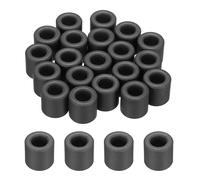sourcing map 20Pcs Toroid Ferrite Core, 18mm OD x 10mm ID x 18mm H Ferrite Ring Chokes Strong Round Magnet to Reduce Signal Loss for RFI EMI RF HF Wires Suppression, Black