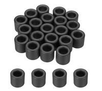 sourcing map 20Pcs Toroid Ferrite Core, 28mm OD x 16mm ID x 28mm H Ferrite Ring Chokes Strong Round Magnet to Reduce Signal Loss for RFI EMI RF HF Wires Suppression, Black