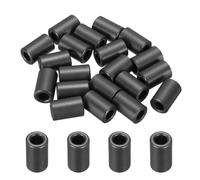 sourcing map 20Pcs Toroid Ferrite Core, 9mm OD x 5mm ID x 16mm H Ferrite Ring Chokes Strong Round Magnet to Reduce Signal Loss for RFI EMI RF HF Wires Suppression, Black
