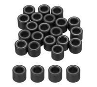 sourcing map 20Pcs Toroid Ferrite Core, 9mm OD x 5mm ID x 8mm H Ferrite Ring Chokes Strong Round Magnet to Reduce Signal Loss for RFI EMI RF HF Wires Suppression, Black