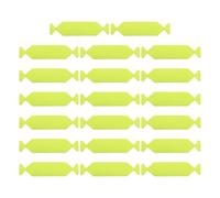 sourcing map 20pcs Vinyl Squeegee Fabric 5 Inch Pre-Cut Self-Adhesive Microfiber Replacement Felt for Squeegee Application Tool, Green
