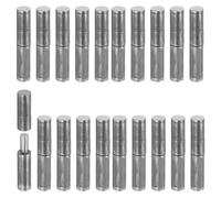 sourcing map 20Pcs Weldable Barrel Hinges, 3-1/8" x 9/16" Carbon Steel Heavy Duty Detachable Weld on Door Hinges for Metal Gate Swing Door Trailer Ramp