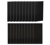 sourcing map 20pcs Welding Lens 2" x 4.25" Shade 7 Glass Replacement Welding Lenses Darkening Filter Plates for Welding Helmet, Black