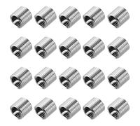 sourcing map 20pcs Wire Thread Inserts 1/2-13 UNC 1.5D(3/4") 304 Stainless Steel Helical Type Coiled Thread Repair Kit Wire Screw Threaded Sleeve Sheath for Mechanical Equipment