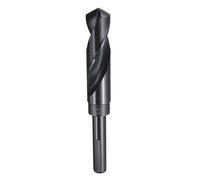 sourcing map 21.4mm (27/32") Drill Bit 1/2" Shank 3-Flat High Speed Steel 118° for Plastic Wood Copper Aluminum Iron Medium Soft Metal