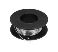 sourcing map 21 Gauge/0.75 mm Nichrome 80 Cr20Ni80 Heating Resistance Wire 33ft High Temperature for Electronic Components Repairing, Black