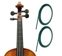 sourcing map 216 ft 2 Rolls Violin Fingerboard Tapes 3mm Green Adhesive PET Cello Finger Guide Stickers Fingerboard Tape for Various Orchestra Instruments Fretboard Note Positions