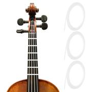 sourcing map 216 ft 3 Rolls Violin Fingerboard Tapes 3mm White Adhesive PET Cello Finger Guide Stickers Fingerboard Tape for Various Orchestra Instruments Fretboard Note Positions