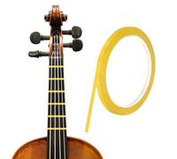 sourcing map 216 ft Violin Fingerboard Tapes 3mm Dark Yellow Adhesive PET Cello Finger Guide Stickers Fingerboard Tape for Various Orchestra Instruments Fretboard Note Positions