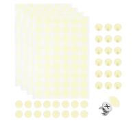 sourcing map 216Pcs Screw Hole Stickers and 200Pcs Screw Cover Caps, 11mm Dustproof Plastic Screws Hole Covers Caps Cam Lock Nuts for Furniture Cabinet Wardrobe, Ecru