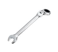 sourcing map 21mm Metric Flex-Head Ratchet Wrench Chrome Vanadium Steel 72-Tooth Ratcheting Combination Wrench Spanner for Car Bike Automotive Machine Repair