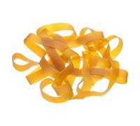 sourcing map 21Pcs Rubber Bands, 11.81 x 0.79 Inch Elastic Stretchable Rubber Bands Home Office Supplies for File Folders Little Boxes Securing Trash Can, Yellow