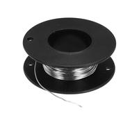 sourcing map 22 Gauge/0.65 mm Nichrome 80 Cr20Ni80 Heating Resistance Wire 33ft High Temperature for Electronic Components Repairing, Black