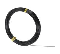 sourcing map 22 Gauge 0.6mm Aluminum Wire, 100 Feet Bendable Metal Craft Armature Wire for Jewelry Making DIY Beading Floral Wreath Wrapping Sculpting, Black