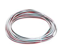sourcing map 22 Gauge 3 Conductor Electrical Wire Tinned Copper Cable 25FT Flexible Stranded Hook-up Wire for LED Strips Lamps Residential Wiring Car Circuit