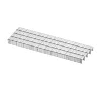 sourcing map 22 Gauge Narrow Crown Staples 3/8"x5/16", 10000Pcs Galvanized Steel for Pneumatic, Electric Stapler, White