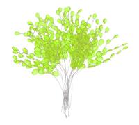 sourcing map 22 Pcs Acrylic Bead Drop Stems, Crystal Floral Picks Artificial Crystal Bouquets Flowers for Wedding Party Home Decoration DIY Crafts Celebrations (Green)