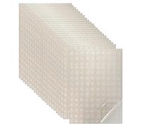 sourcing map 22 Sheets Holographic Sticker Paper, 8.3" x 11.7" Holographic Self-Adhesive A4 Transparent Waterproof Laminate Overlay Film for Photo Cards Scrapbook Decorations(Heart)