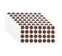 sourcing map 224pcs Felt Furniture Pads, 10mm Self-Adhesive Floor Protectors, Square Felt Pads for Chair and Furniture Feet, Hardwood Floors Laminate Protection, Brown