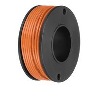 sourcing map 22AWG Stranded PVC Hookup Wire 10M/33ft Orange, Electrical UL1007 Spool Tinned Copper Wire for Internal Connecting, Marine