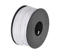 sourcing map 22AWG Wire 22 Gauge Stranded Wire PVC Hookup Wire 30M/100ft White, Electrical Wire UL1007 Spool Tinned Copper Wire for Internal Connecting Wire, Marine