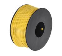 sourcing map 22AWG Wire 22 Gauge Stranded Wire PVC Hookup Wire 30M/100ft Yellow, Electrical Wire UL1007 Spool Tinned Copper Wire for Internal Connecting Wire, Marine