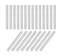 sourcing map 22Pcs Dowel Pin 5mm x 55mm Shelf Support Pin 304 Stainless Steel Shelf Pegs for Shelves Cabinets Furniture Nickel Plated, Silver Tone