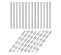 sourcing map 22Pcs Dowel Pin 5mm x 75mm Shelf Support Pin 304 Stainless Steel Shelf Pegs for Shelves Cabinets Furniture Nickel Plated, Silver Tone
