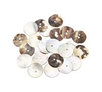 sourcing map 22Pcs Natural Shell Buttons, 2 Hole 23mm Mother of Pearl Buttons for Shirt Clothes Coats Suits Jacket Jeans Skirts Sewing Craft DIY Decoration, Primary Color