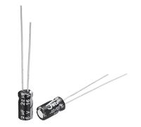 sourcing map 22uF 16V 4x7mm Electrolytic Capacitor, Radial Leads Aluminum Capacitors for TV, LCD Monitor, VCD, 20Pcs