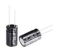 sourcing map 22uF 450V 16x25mm Electrolytic Capacitor, Radial Leads Aluminum Capacitors for TVs, LCD Monitor, VCD, 10Pcs